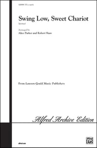 Swing Low, Sweet Chariot SATB choral sheet music cover Thumbnail